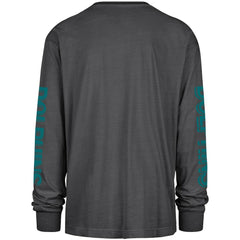 47 brand Miami Dolphins '47 Cairn Ravine Foundation Throwback Long Sleeve T-Shirt Black