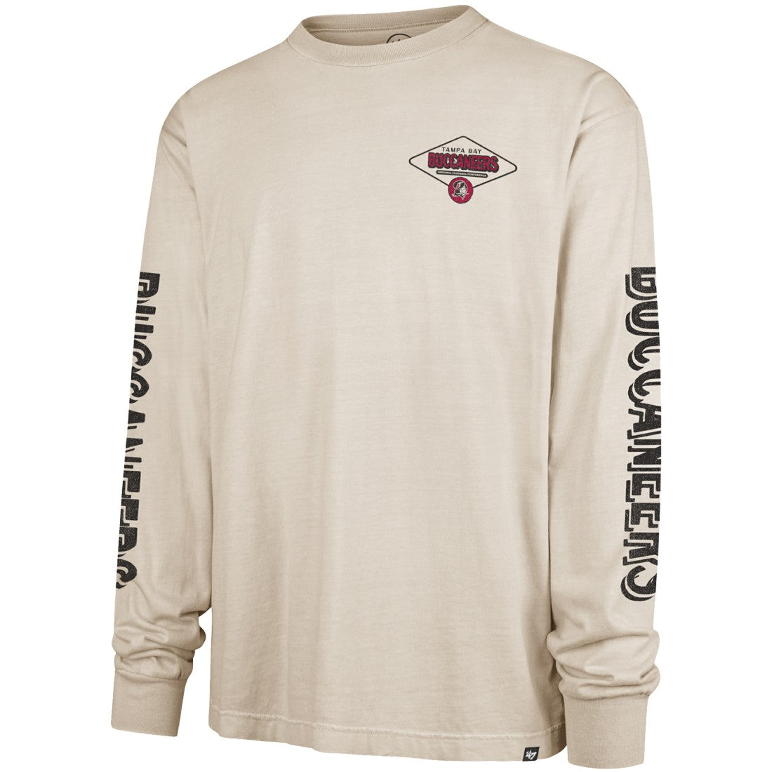 47 brand Tampa Bay Buccaneers '47 Cairn Ravine Foundation Throwback Long Sleeve T-Shirt Tan