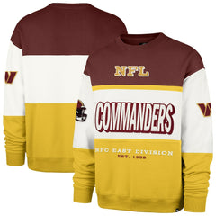 47 brand Washington Commanders '47 Breeze Maximalist Sweatshirt Burgundy/Gold