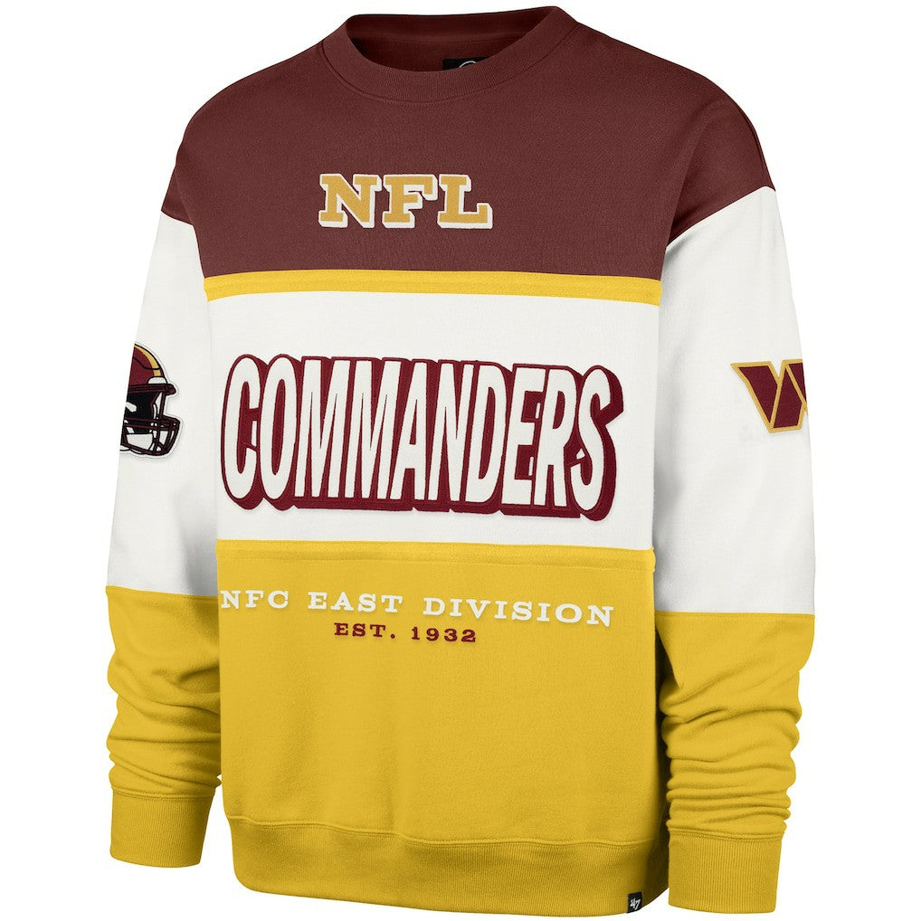 47 brand Washington Commanders '47 Breeze Maximalist Sweatshirt Burgundy/Gold