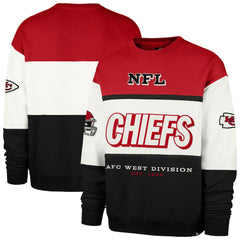 47 brand Kansas City Chiefs '47 Breeze Maximalist Sweatshirt Red/Black