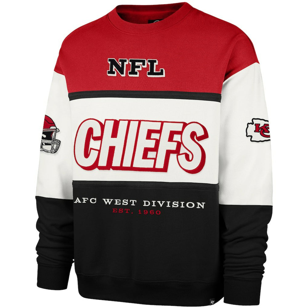 47 brand Kansas City Chiefs '47 Breeze Maximalist Sweatshirt Red/Black