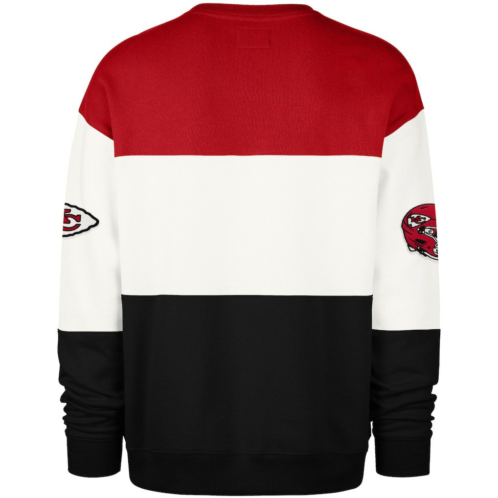 47 brand Kansas City Chiefs '47 Breeze Maximalist Sweatshirt Red/Black