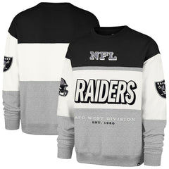 47 brand Las Vegas Raiders '47 Breeze Maximalist Sweatshirt Black/Gray