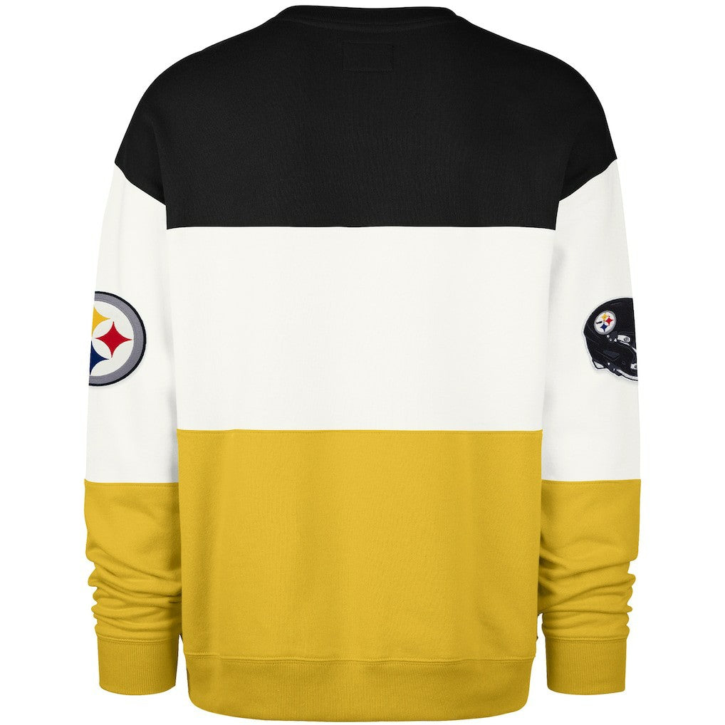 47 brand Pittsburgh Steelers '47 Breeze Maximalist Sweatshirt Black/Gold