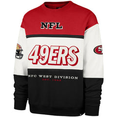 47 brand San Francisco 49ers '47 Breeze Maximalist Sweatshirt Scarlet/Black