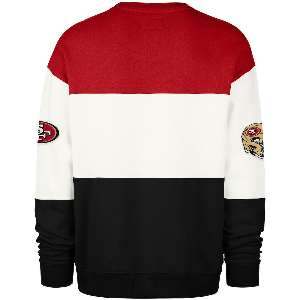 47 brand San Francisco 49ers '47 Breeze Maximalist Sweatshirt Scarlet/Black