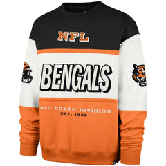 47 brand Cincinnati Bengals '47 Breeze Maximalist Sweatshirt Black/Orange
