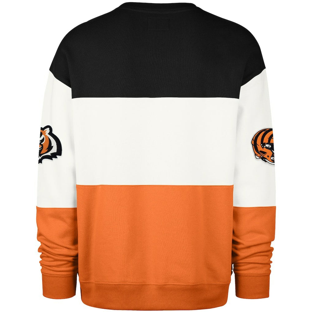 47 brand Cincinnati Bengals '47 Breeze Maximalist Sweatshirt Black/Orange