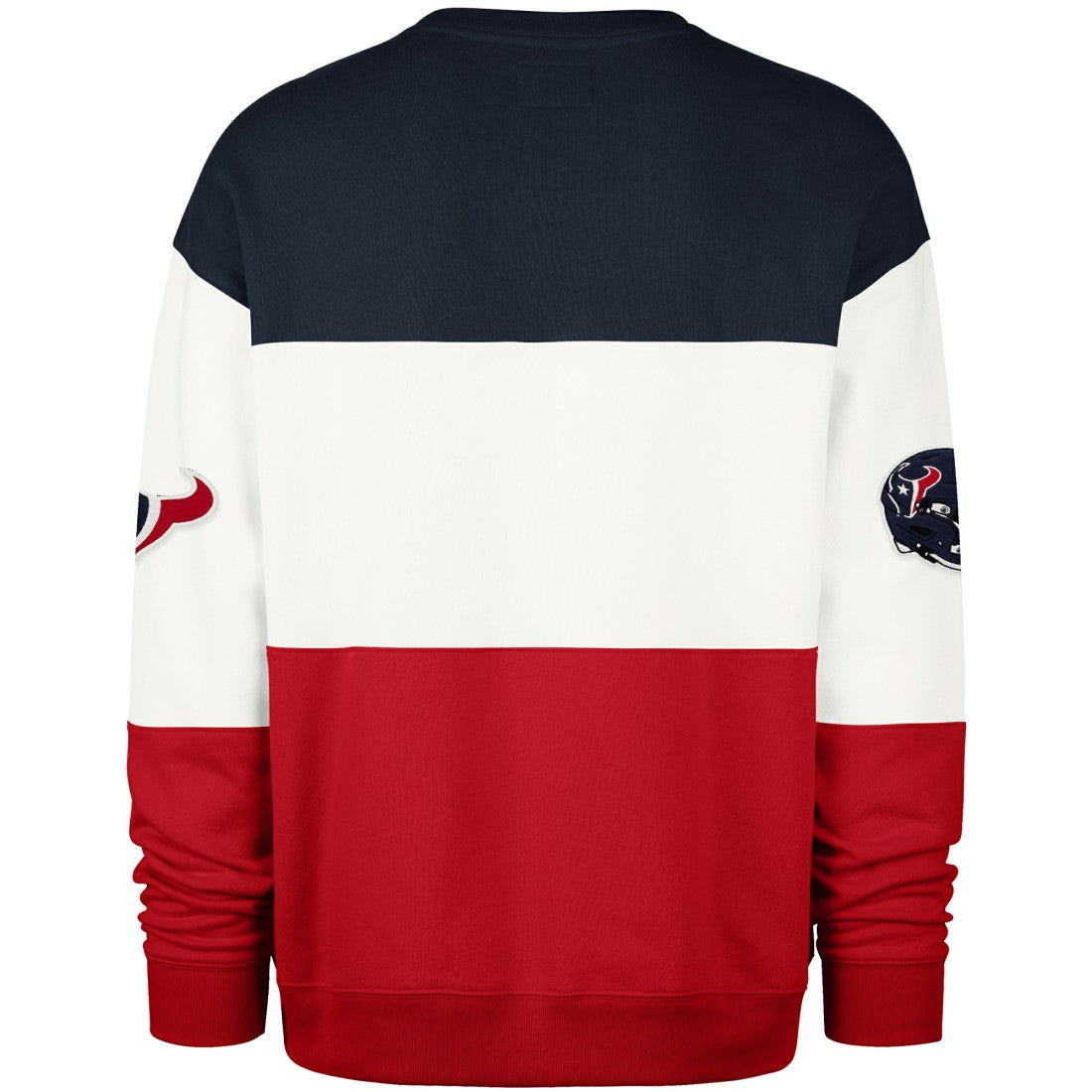47 brand Houston Texans '47 Breeze Maximalist Sweatshirt Navy/Red