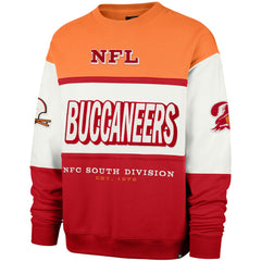 47 brand Tampa Bay Buccaneers '47 Throwback Breeze Maximalist Sweatshirt Orange/Red