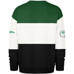 47 brand New York Jets '47 Throwback Breeze Maximalist Sweatshirt Kelly Green/Black