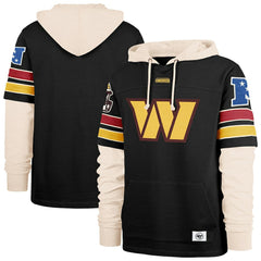 47 brand Washington Commanders '47 Split Zone Cornerback Duo Hoodie Black