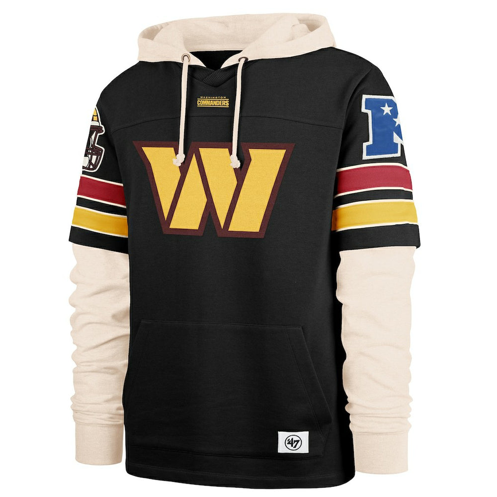 47 brand Washington Commanders '47 Split Zone Cornerback Duo Hoodie Black
