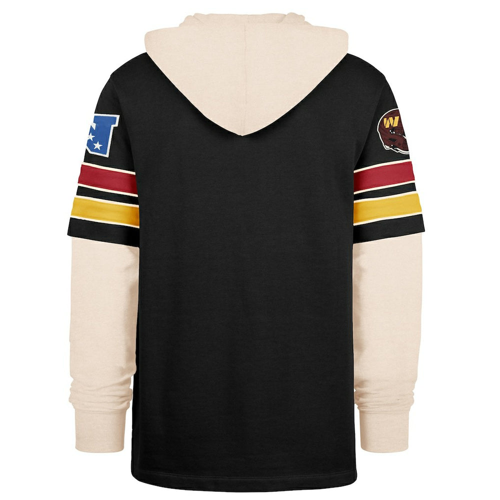 47 brand Washington Commanders '47 Split Zone Cornerback Duo Hoodie Black