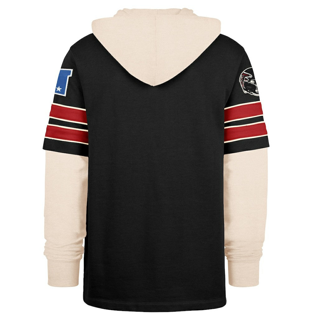 47 brand Atlanta Falcons '47 Split Zone Cornerback Duo Hoodie Black