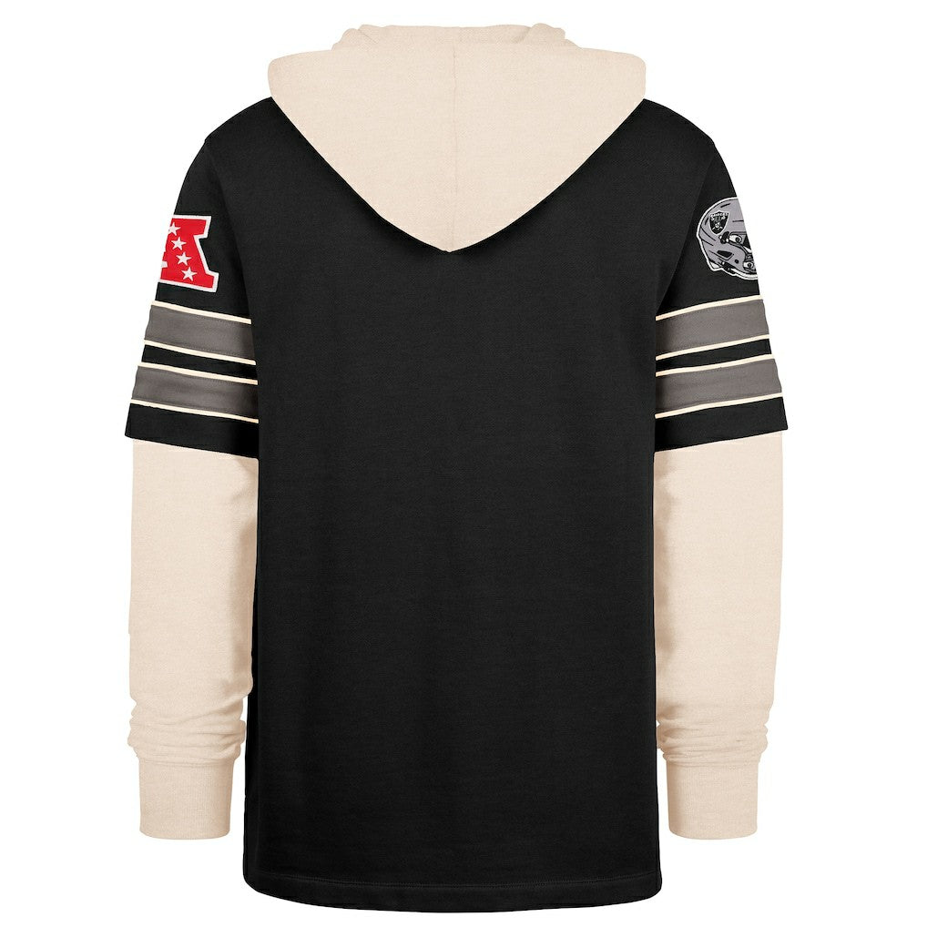 47 brand Las Vegas Raiders '47 Split Zone Cornerback Duo Hoodie Black