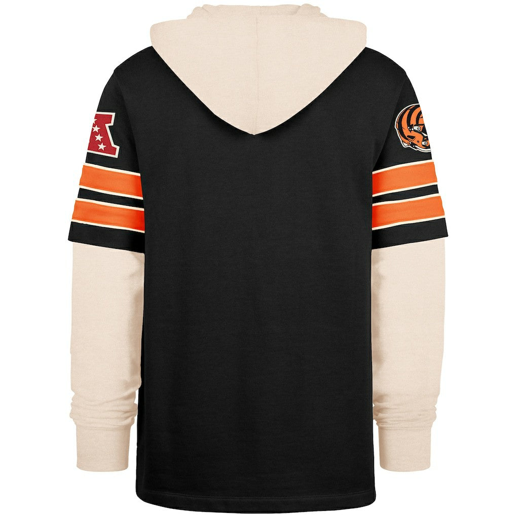 47 brand Cincinnati Bengals '47 Split Zone Cornerback Duo Hoodie Black