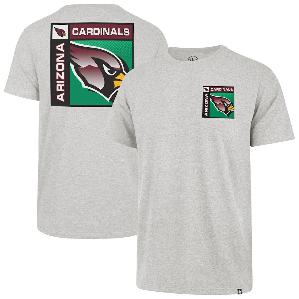 47 brand Arizona Cardinals '47 Chrome Plate Franklin T-Shirt Gray