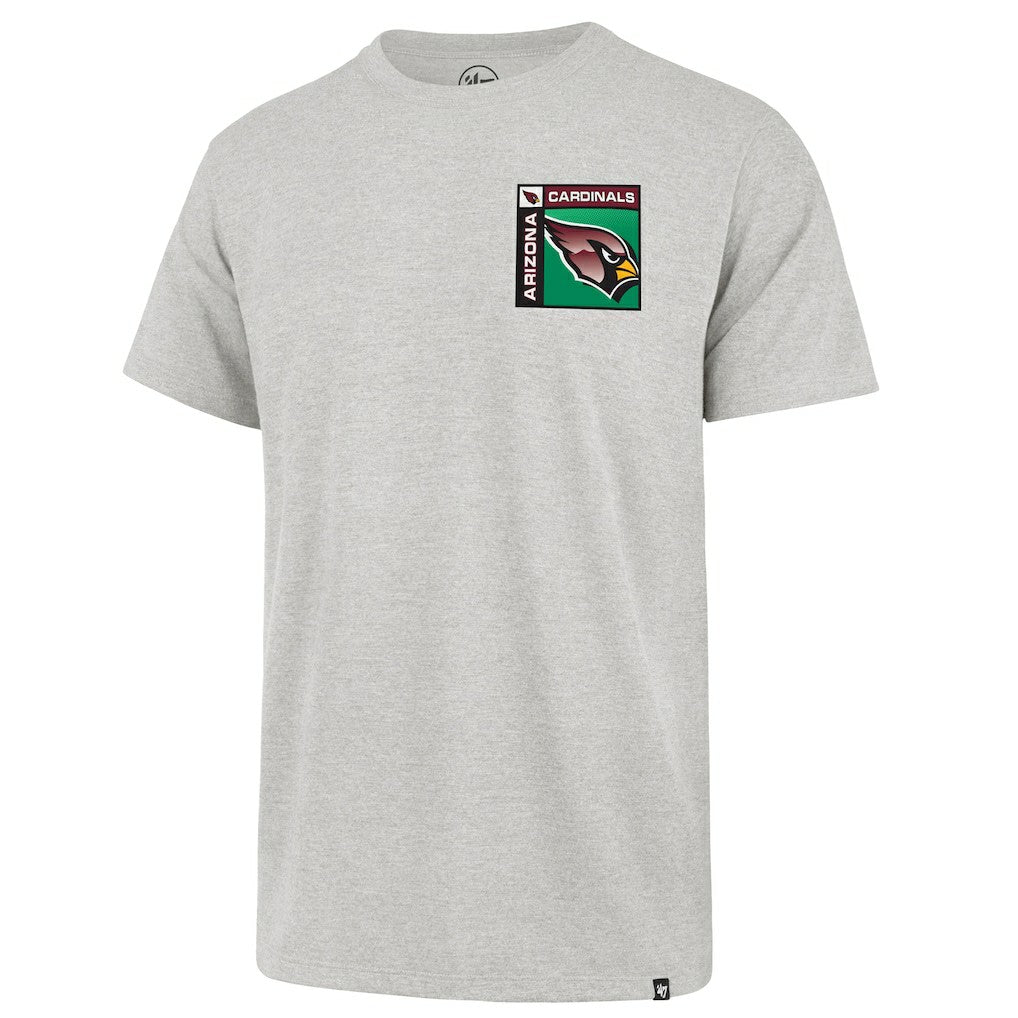 47 brand Arizona Cardinals '47 Chrome Plate Franklin T-Shirt Gray