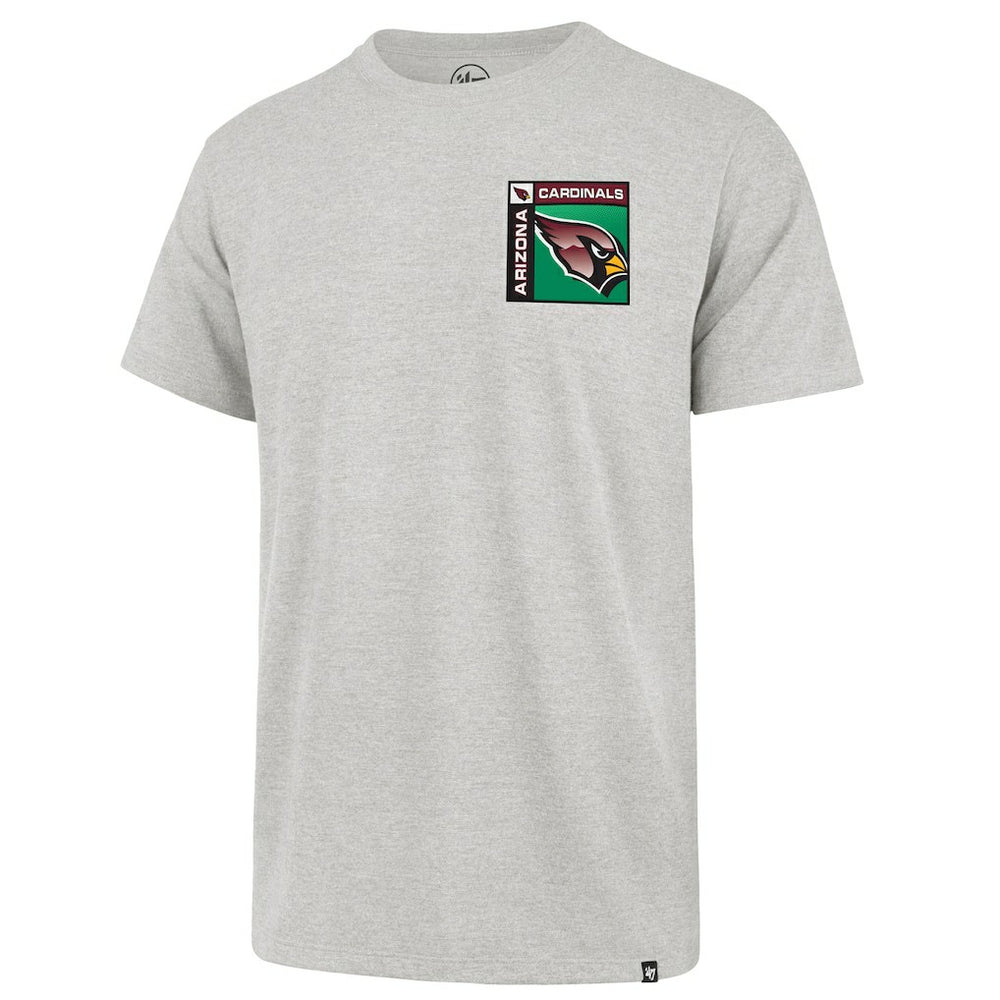 47 brand Arizona Cardinals '47 Chrome Plate Franklin T-Shirt Gray