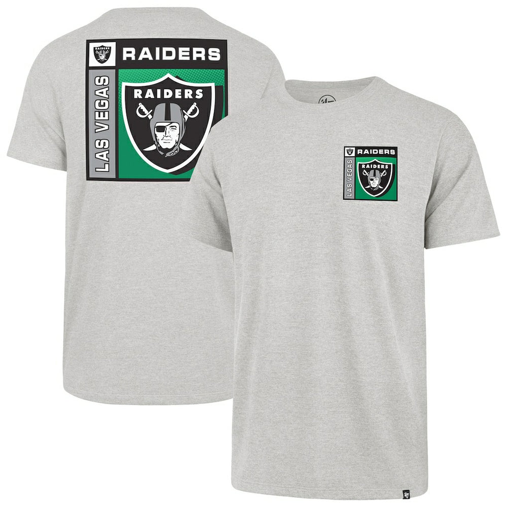 47 brand Las Vegas Raiders '47 Chrome Plate Franklin T-Shirt Gray