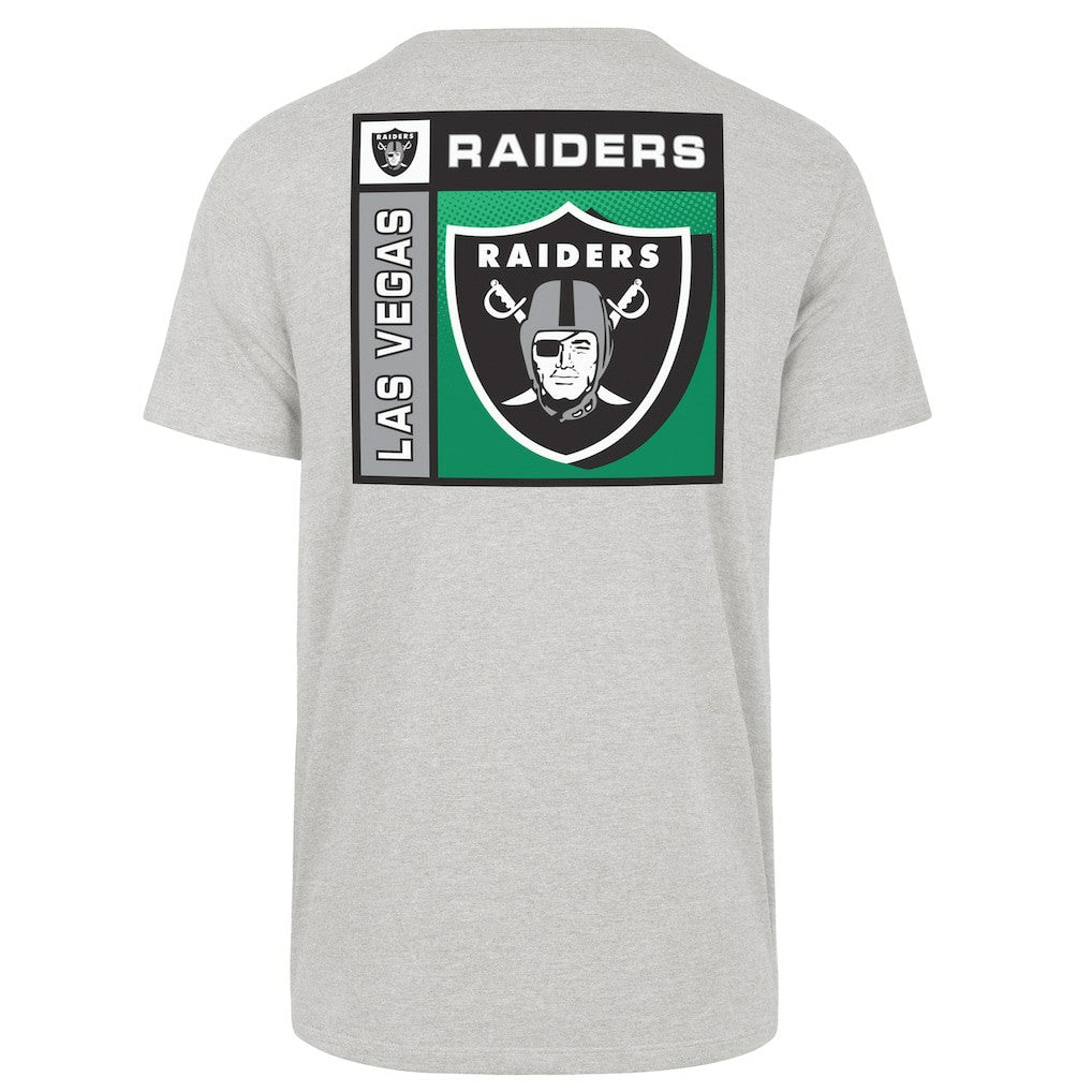 47 brand Las Vegas Raiders '47 Chrome Plate Franklin T-Shirt Gray
