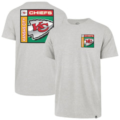 47 brand Kansas City Chiefs '47 Chrome Plate Franklin T-Shirt Gray