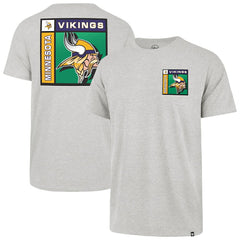 47 brand Minnesota Vikings '47 Chrome Plate Franklin T-Shirt Gray