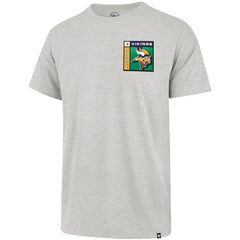 47 brand Minnesota Vikings '47 Chrome Plate Franklin T-Shirt Gray