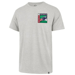 47 brand New England Patriots '47 Chrome Plate Franklin T-Shirt Gray