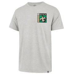 47 brand New Orleans Saints '47 Chrome Plate Franklin T-Shirt Gray