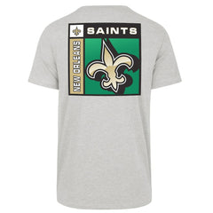47 brand New Orleans Saints '47 Chrome Plate Franklin T-Shirt Gray