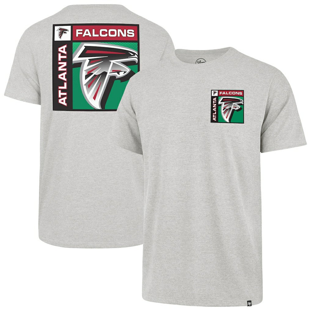 47 brand Atlanta Falcons '47 Chrome Plate Franklin T-Shirt Gray