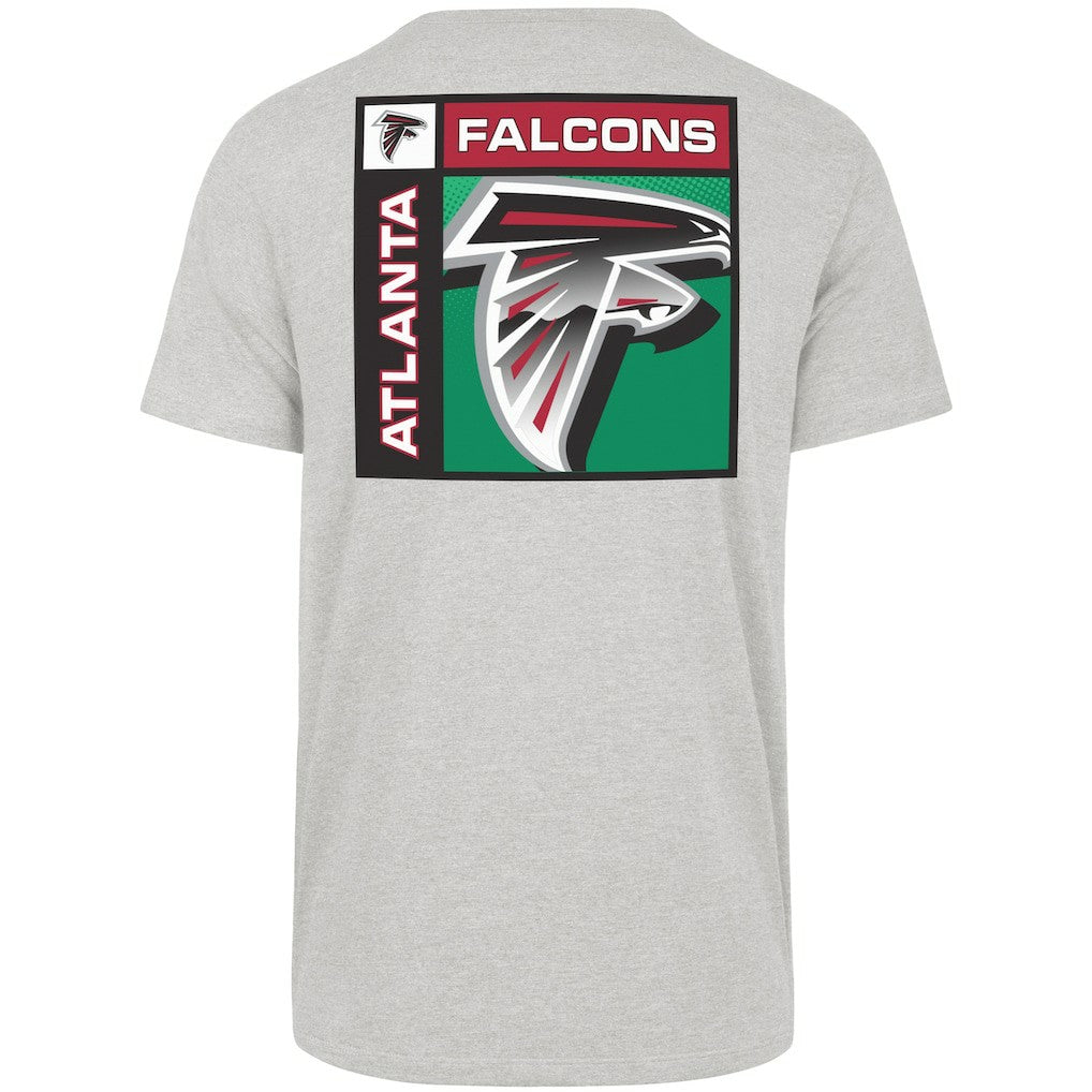 47 brand Atlanta Falcons '47 Chrome Plate Franklin T-Shirt Gray