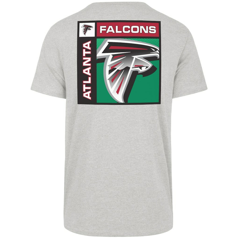 47 brand Atlanta Falcons '47 Chrome Plate Franklin T-Shirt Gray