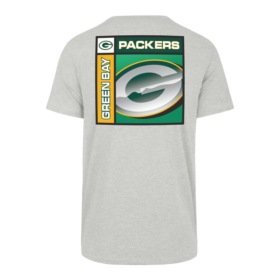 47 brand Green Bay Packers '47 Chrome Plate Franklin T-Shirt Gray