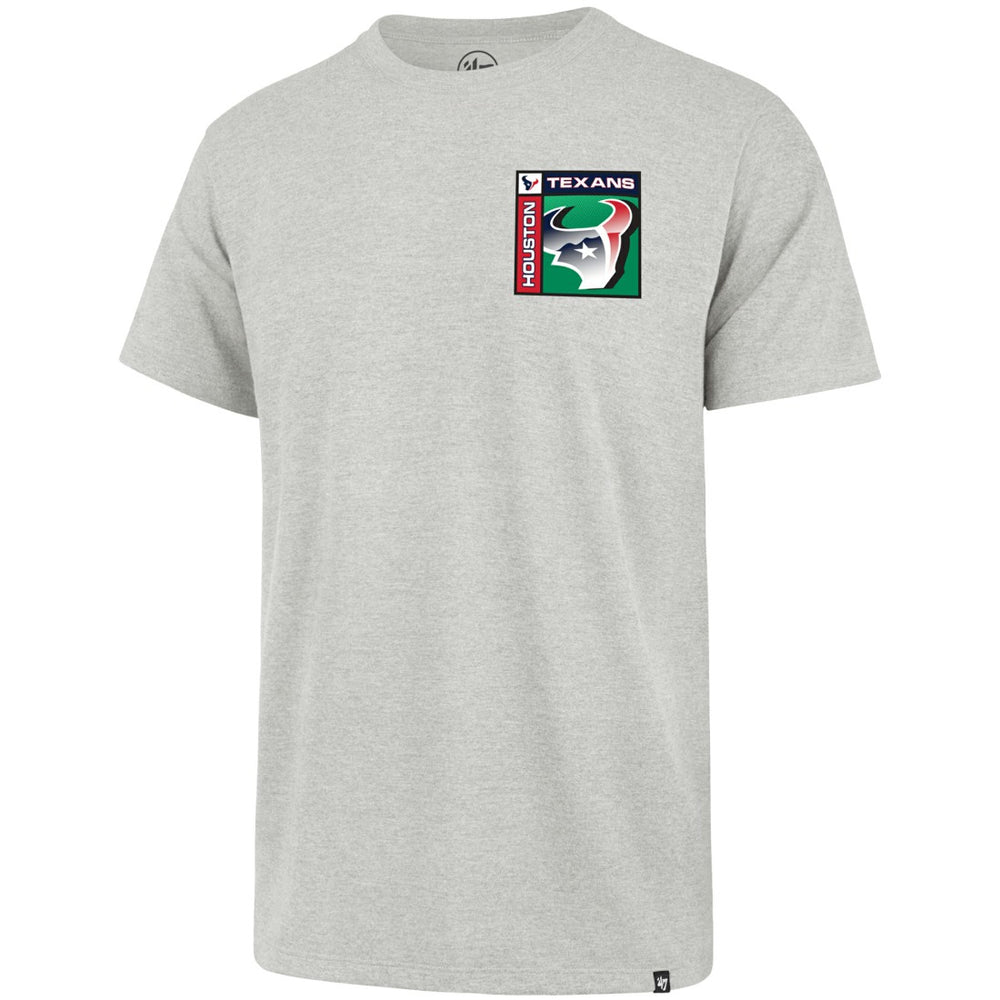 47 brand Houston Texans '47 Chrome Plate Franklin T-Shirt Gray