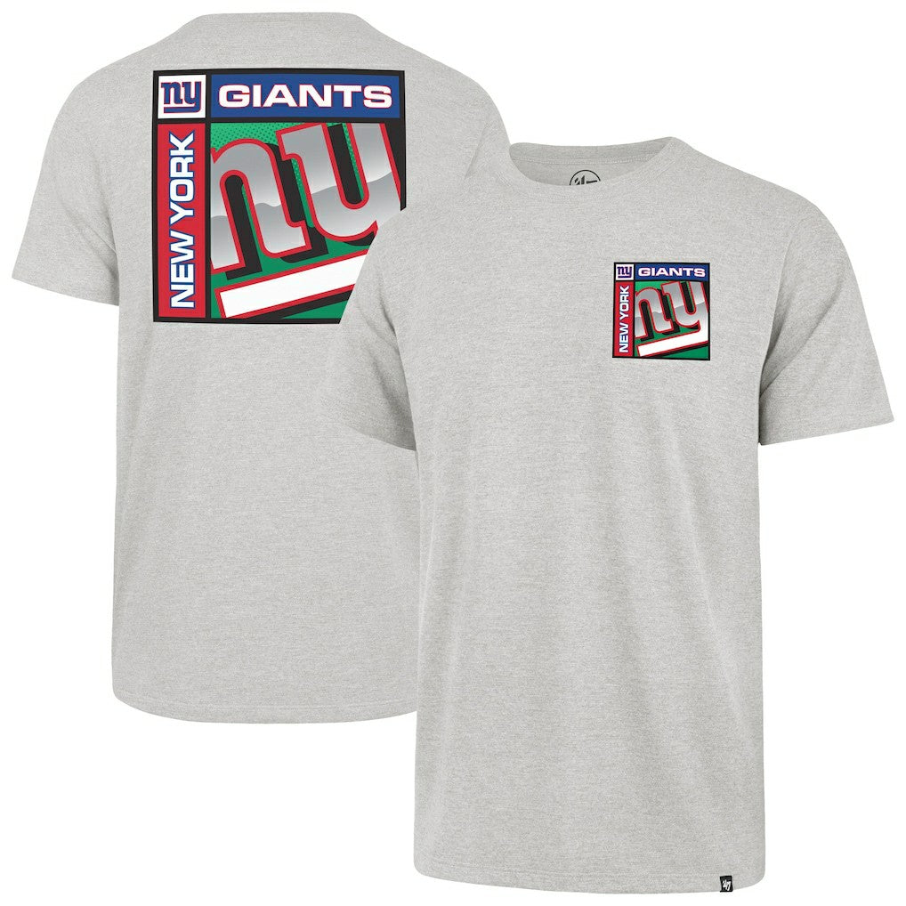 47 brand New York Giants '47 Chrome Plate Franklin T-Shirt Gray