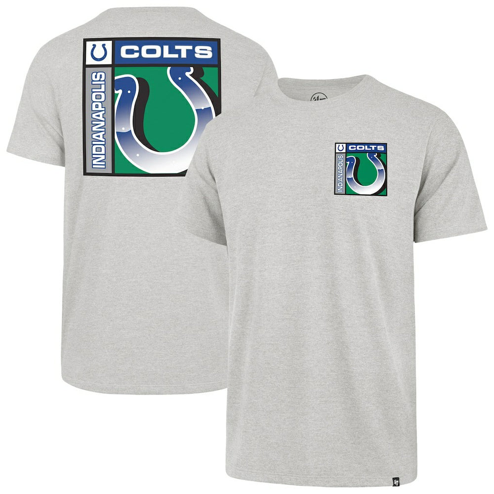47 brand Indianapolis Colts '47 Chrome Plate Franklin T-Shirt Gray
