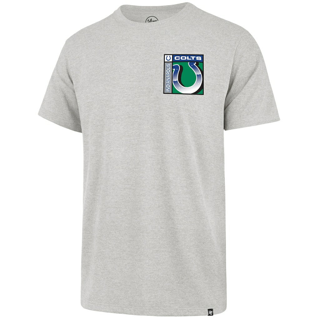 47 brand Indianapolis Colts '47 Chrome Plate Franklin T-Shirt Gray