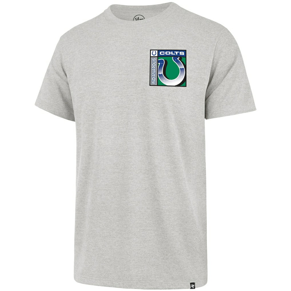 47 brand Indianapolis Colts '47 Chrome Plate Franklin T-Shirt Gray