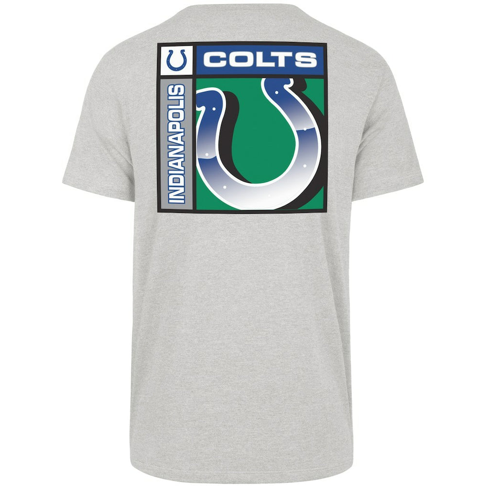 47 brand Indianapolis Colts '47 Chrome Plate Franklin T-Shirt Gray