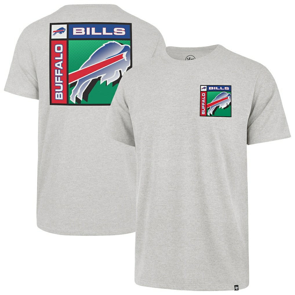 47 brand Buffalo Bills '47 Chrome Plate Franklin T-Shirt Gray