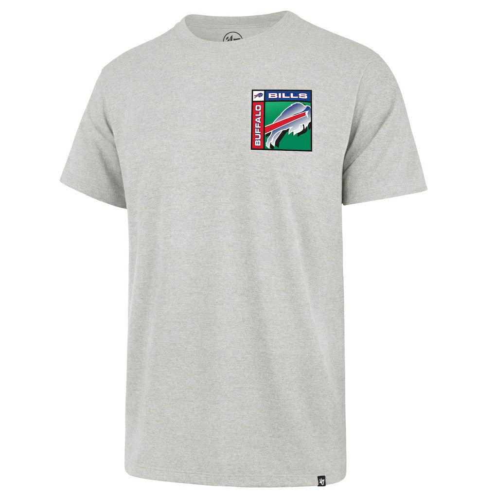 47 brand Buffalo Bills '47 Chrome Plate Franklin T-Shirt Gray
