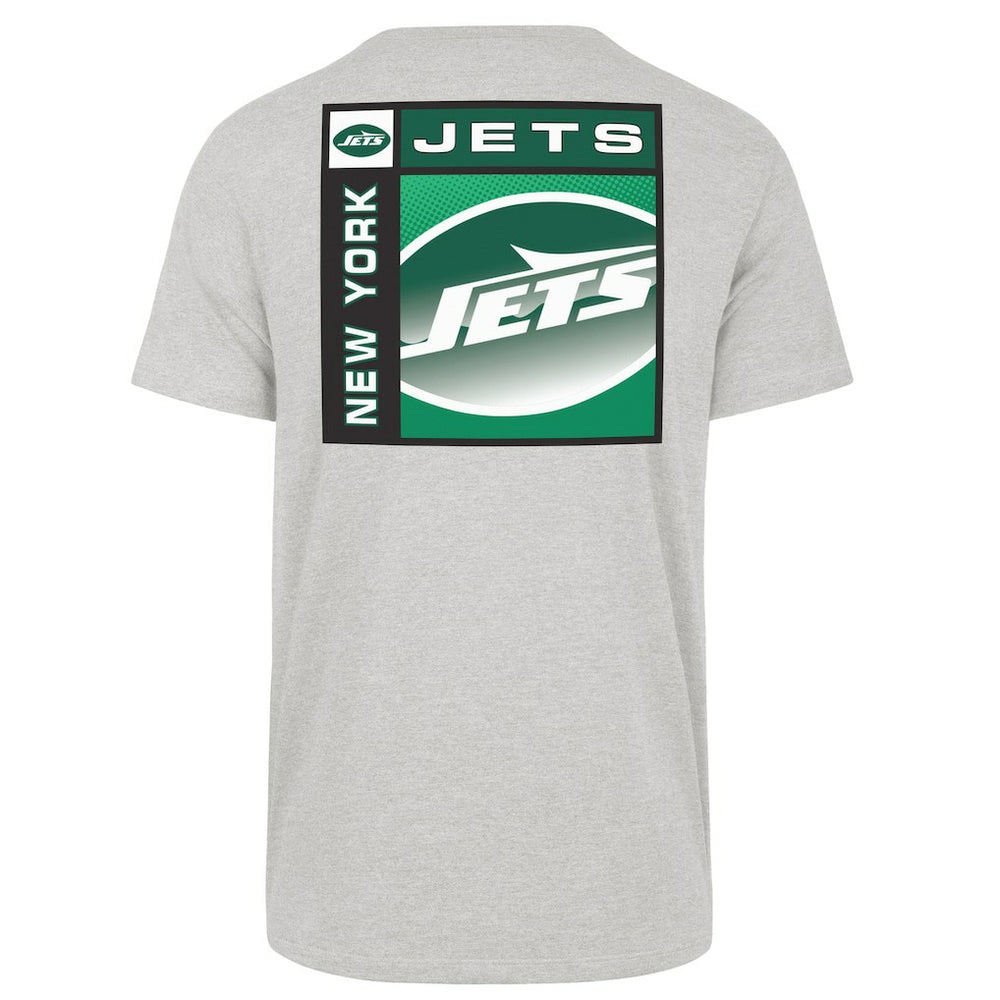 47 brand New York Jets '47 Chrome Plate Franklin T-Shirt Gray