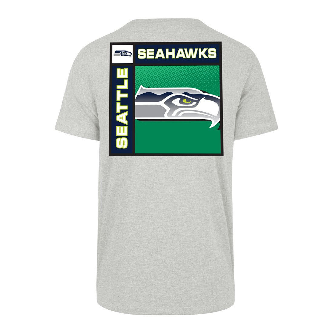 47 brand Seattle Seahawks '47 Chrome Plate Franklin T-Shirt Gray