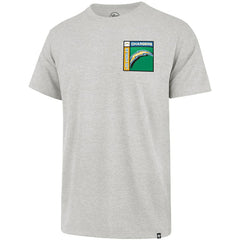 47 brand Los Angeles Chargers '47 Chrome Plate Franklin T-Shirt Gray