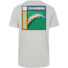 47 brand Los Angeles Chargers '47 Chrome Plate Franklin T-Shirt Gray
