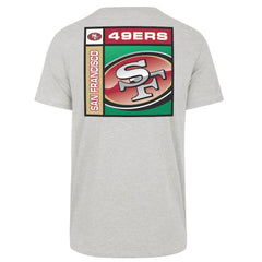 47 brand San Francisco 49ers '47 Chrome Plate Franklin T-Shirt Gray